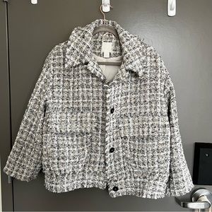 New H&M tweed jacket